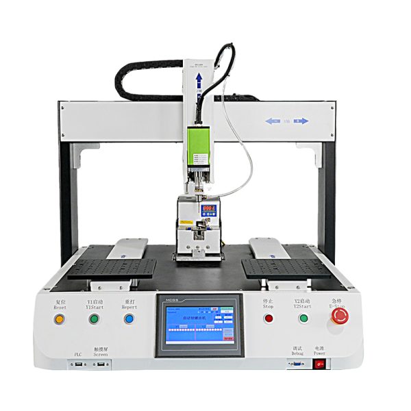 Four axis automatic screw locking machine