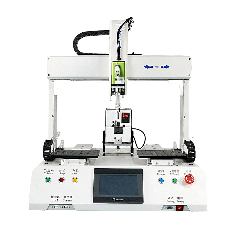 Four axis automatic screw locking machine